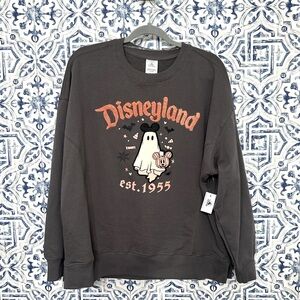 Disneyland Mickey Ghost Crewneck 2024 NWT